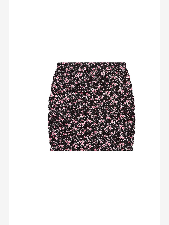 Moodo Moodo roza i crna ženska cvjetna suknja