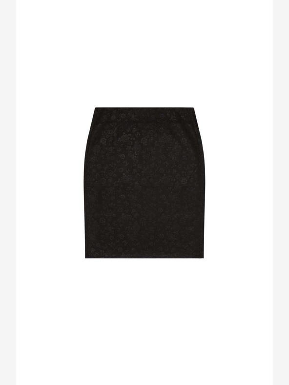 Moodo Crna ženska cvjetna suknja Moodo