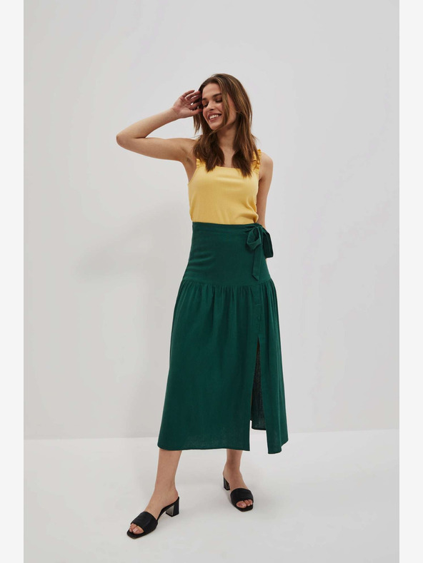 Moodo Zelena ženska suknja Moodo