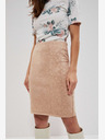 Moodo Moodo bež ženska cvjetna suknja
