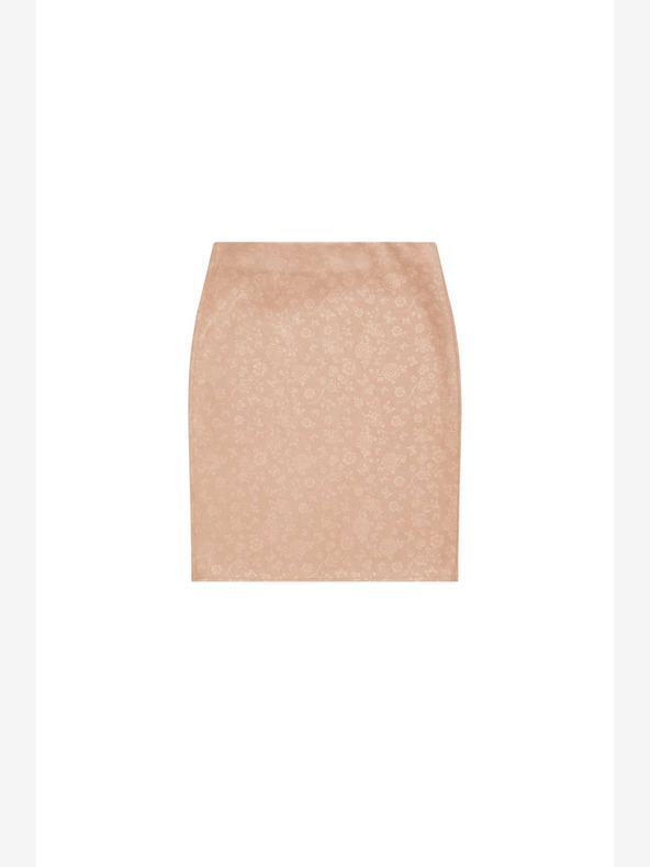 Moodo Moodo bež ženska cvjetna suknja