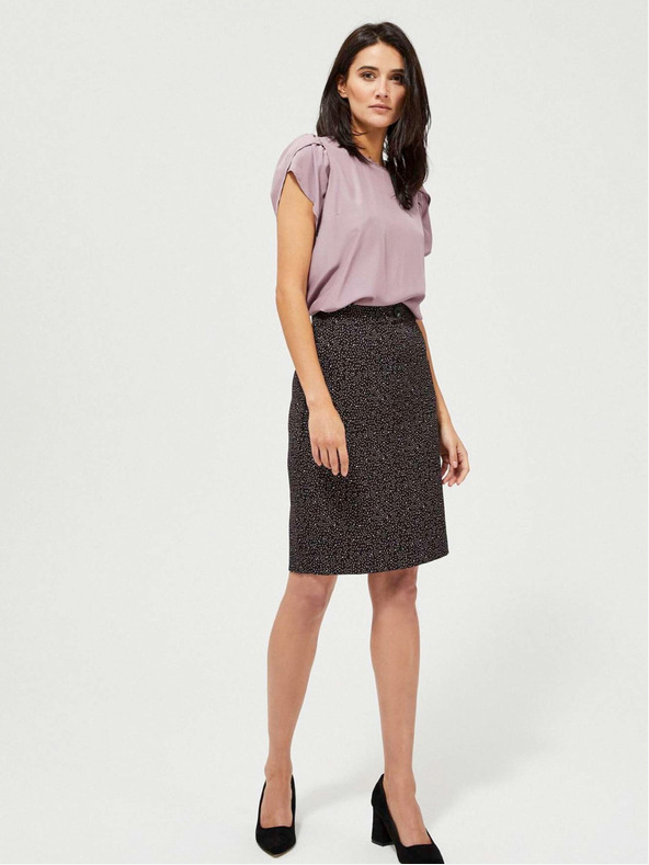 Moodo Crna ženska Moodo suknja s uzorkom