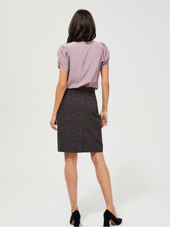 Moodo Crna ženska Moodo suknja s uzorkom