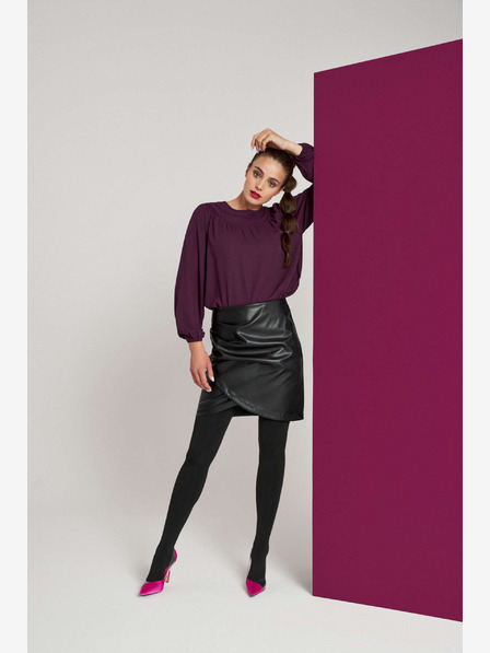 Moodo Crna Moodo ženska suknja od umjetne kože