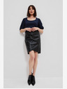 Moodo Crna Moodo ženska suknja od umjetne kože