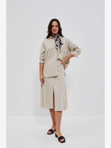 Moodo Moodo bež ženska suknja