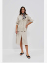 Moodo Moodo bež ženska suknja