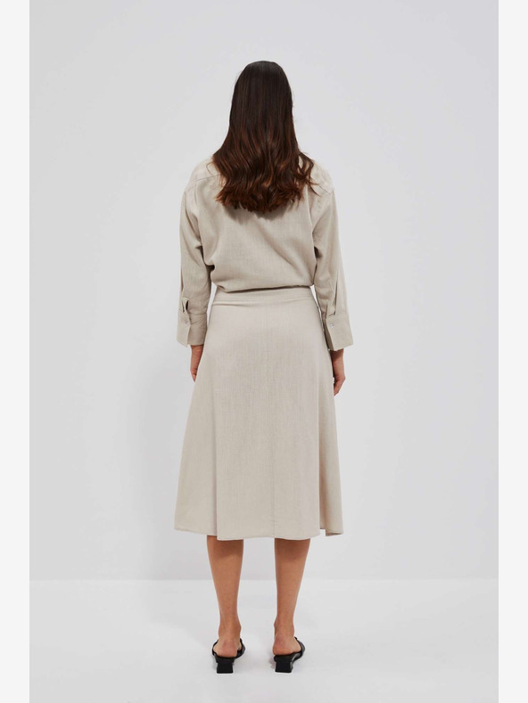 Moodo Moodo bež ženska suknja