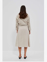 Moodo Moodo bež ženska suknja