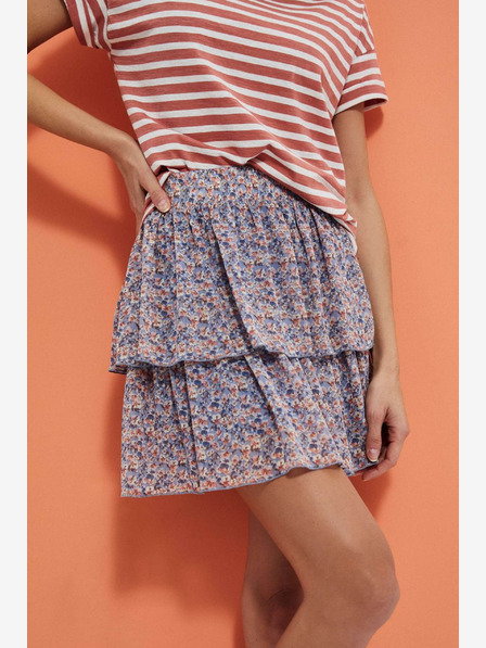 Moodo Moodo plava ženska cvjetna suknja