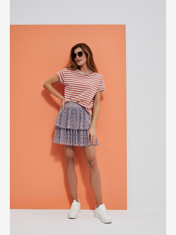 Moodo Moodo plava ženska cvjetna suknja