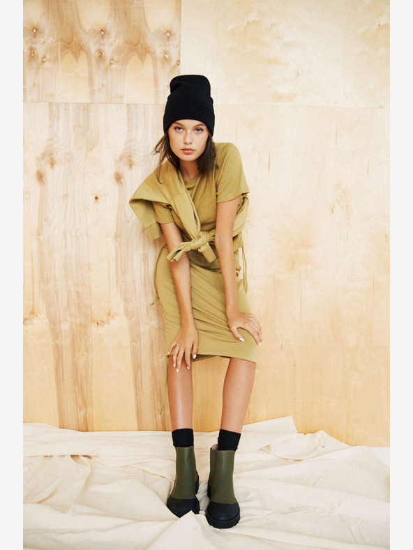 Moodo Smeđa ženska suknja Moodo