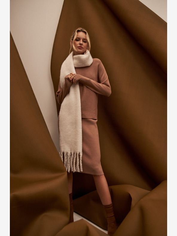 Moodo Smeđa ženska suknja Moodo