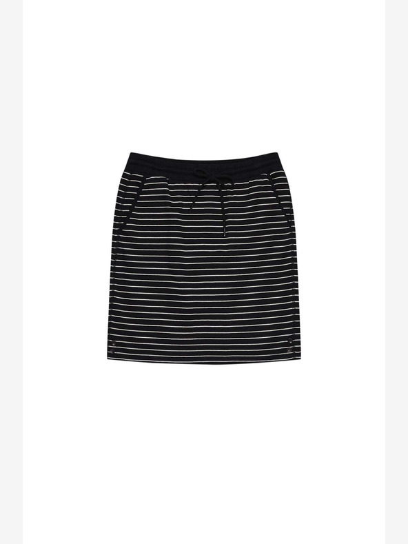 Moodo Moodo bijelo-crna ženska suknja na pruge