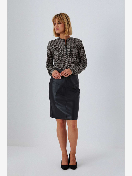 Moodo Crna Moodo ženska suknja od umjetne kože