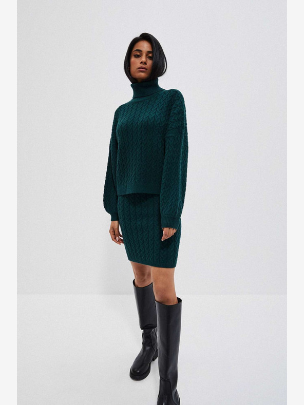 Moodo Zelena ženska suknja Moodo