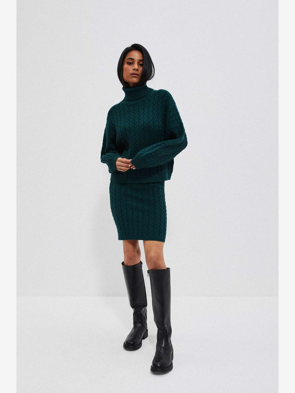 Moodo Zelena ženska suknja Moodo