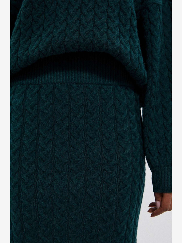 Moodo Zelena ženska suknja Moodo