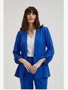 Moodo Plava lanena jakna s 3/4 rukavima Moodo