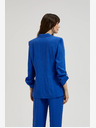Moodo Plava lanena jakna s 3/4 rukavima Moodo