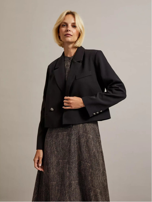 Moodo Crna ženska kratka Moodo jakna