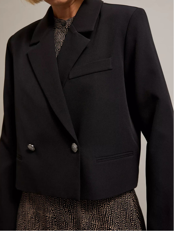 Moodo Crna ženska kratka Moodo jakna