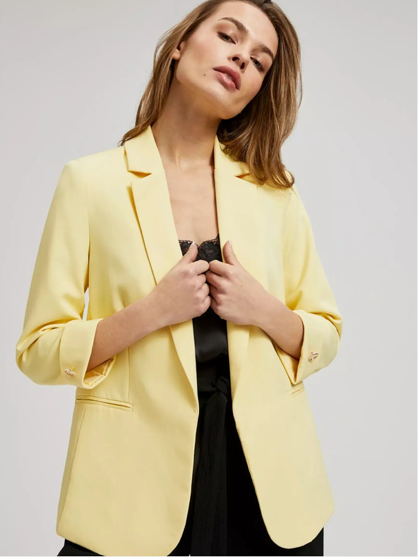 Moodo Žuta jakna s 3/4 rukavima Moodo