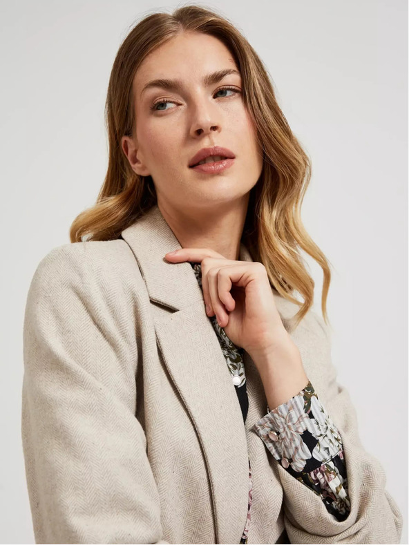 Moodo Moodo bež ženska jakna