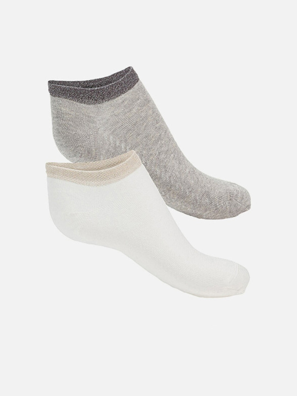 Geox Bijele i sive ženske čarape 2 kom Geox
