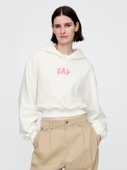 GAP Logo skraćena GAP majica s kapuljačom