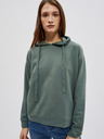 Moodo Moodo zelena ženska majica s kapuljačom