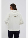 Moodo Moodo krem ​​ženska majica s kapuljačom