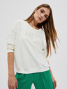 Moodo Moodo bijeli ženski sweatshirt