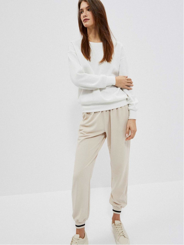 Moodo Moodo bijeli ženski sweatshirt