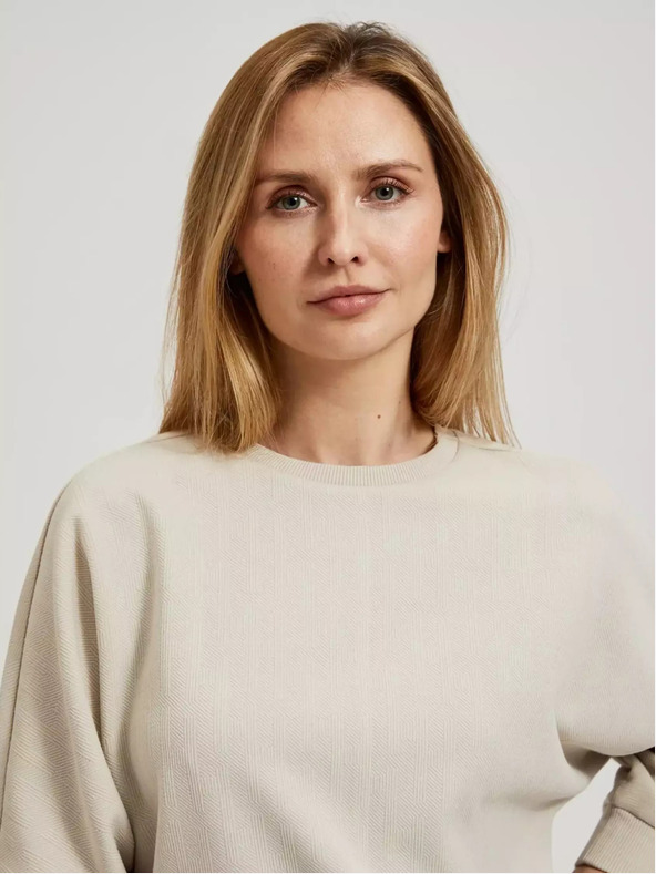 Moodo Moodo bež ženska majica