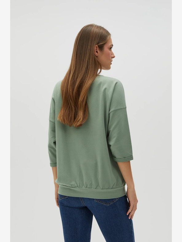 Moodo Zeleni ženski sweatshirt Moodo