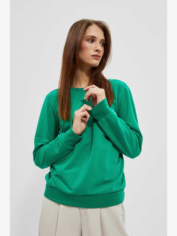 Moodo Zeleni ženski sweatshirt Moodo