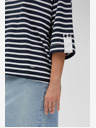 Moodo Moodo bijelo-plava ženska majica na pruge