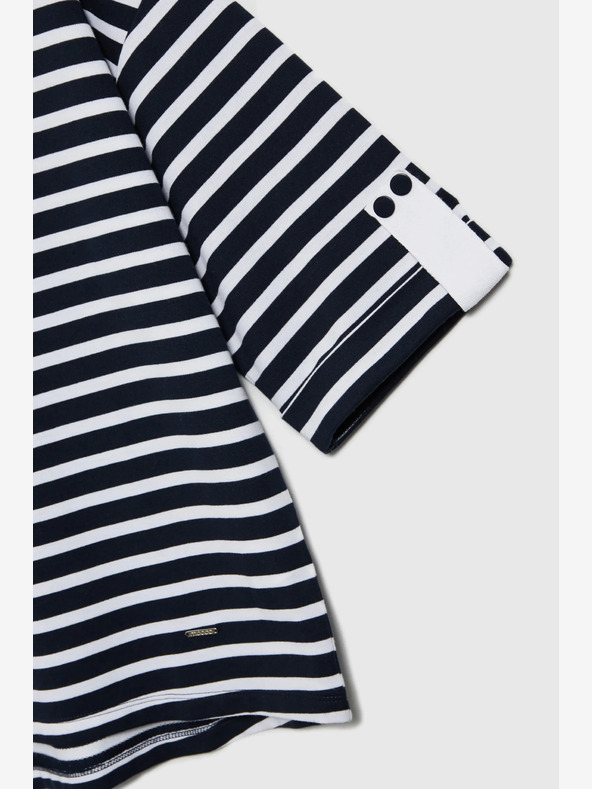 Moodo Moodo bijelo-plava ženska majica na pruge