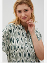 Moodo Moodo ženska zelena košulja s uzorkom