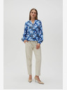 Moodo Plava ženska Moodo cvjetna bluza