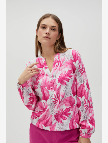 Moodo Bijelo-roza ženska Moodo bluza s uzorkom