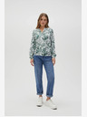 Moodo Bijelo-zelena ženska Moodo bluza s uzorkom