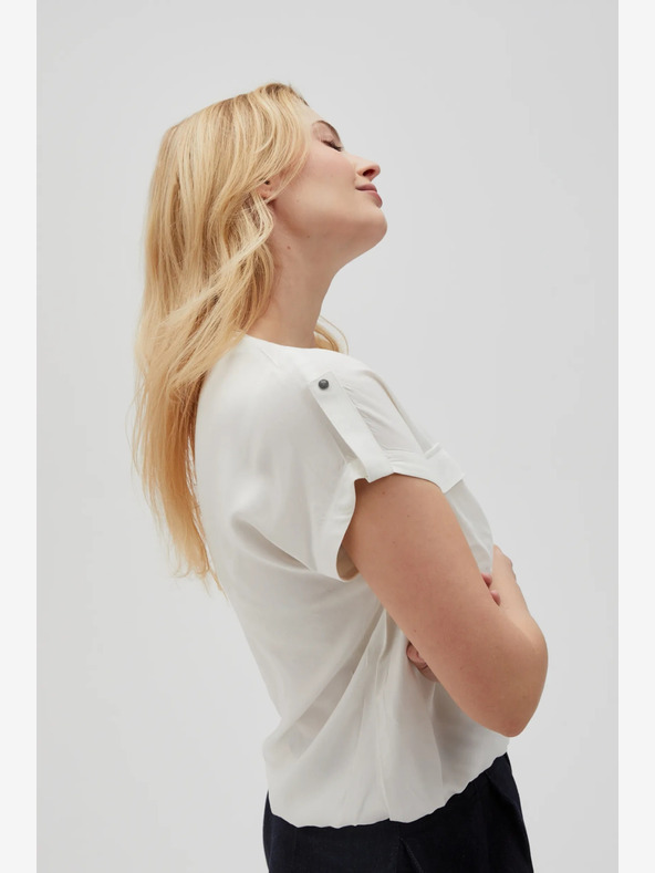 Moodo Bijela ženska Moodo bluza