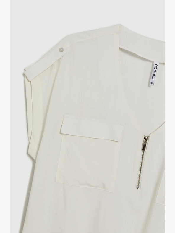 Moodo Bijela ženska Moodo bluza