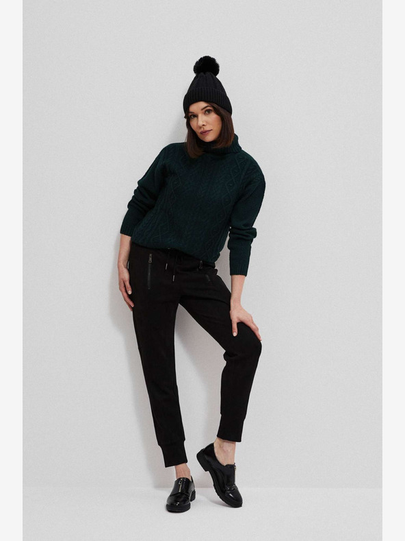 Moodo Crne ženske trenirke Moodo