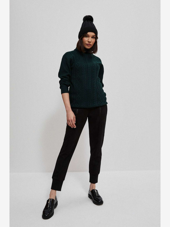 Moodo Crne ženske trenirke Moodo