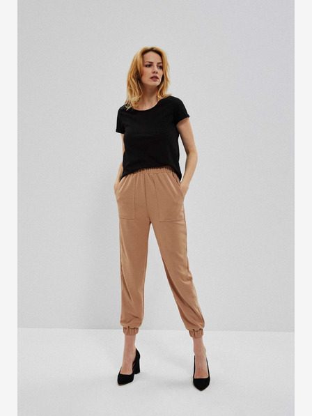 Moodo Smeđe ženske trenirke Moodo