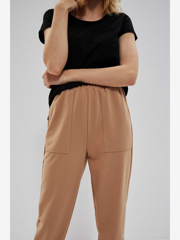 Moodo Smeđe ženske trenirke Moodo