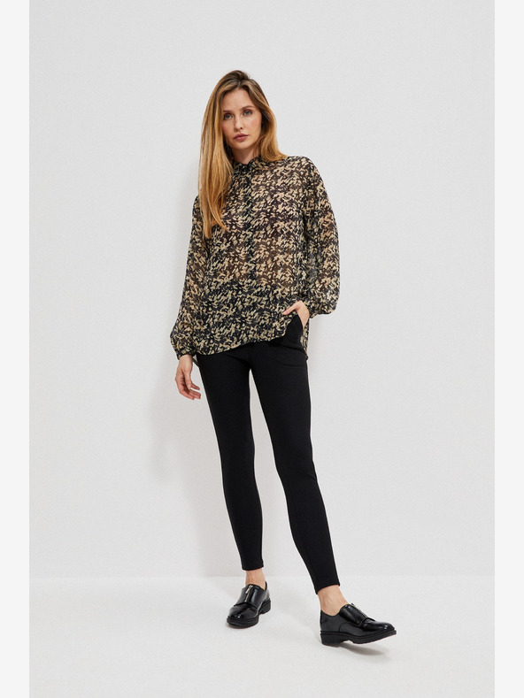 Moodo Crne ženske tajice Moodo